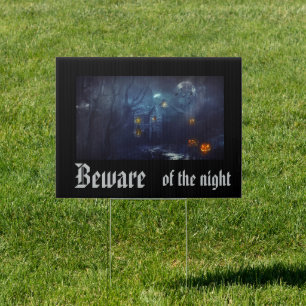 Halloween Yard Sign