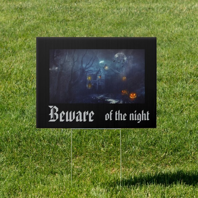 Halloween Yard Sign (Insitu)