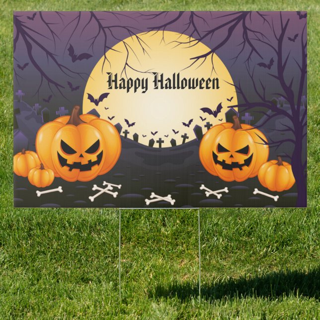 Halloween Yard Sign (Insitu)