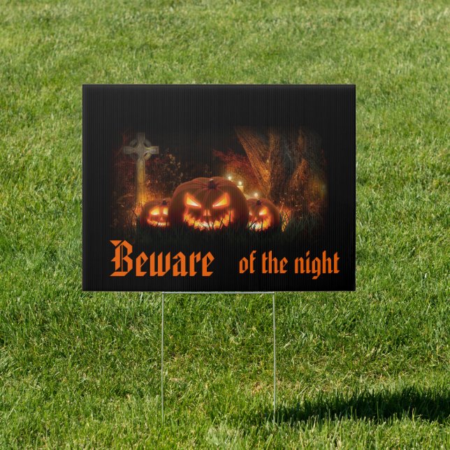 Halloween Yard Sign (Insitu)