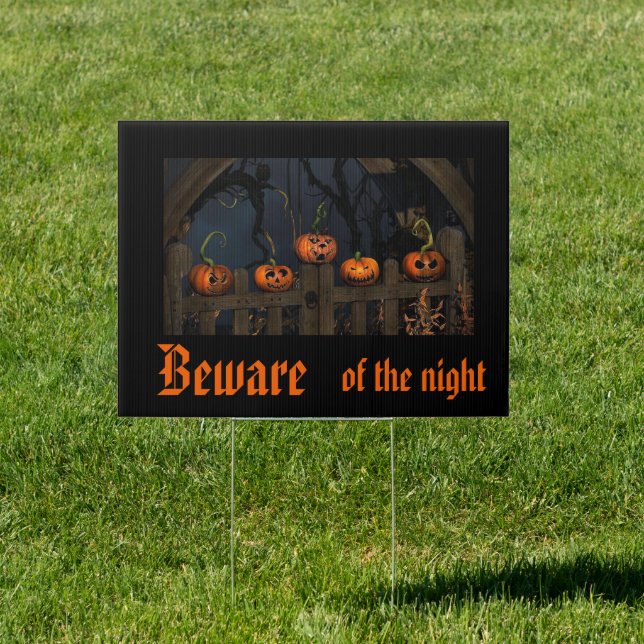 Halloween Yard Sign (Insitu)