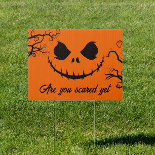 Halloween Yard Sign
