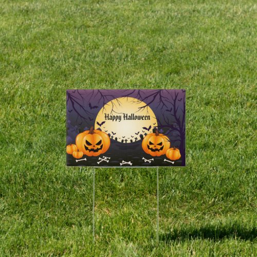 Halloween Yard Sign