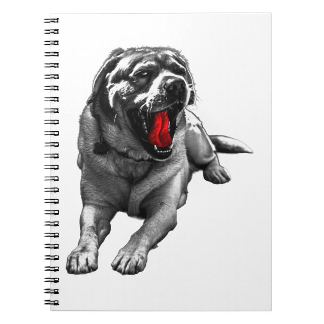 Halloween Yawn Notes Notebook (Front)