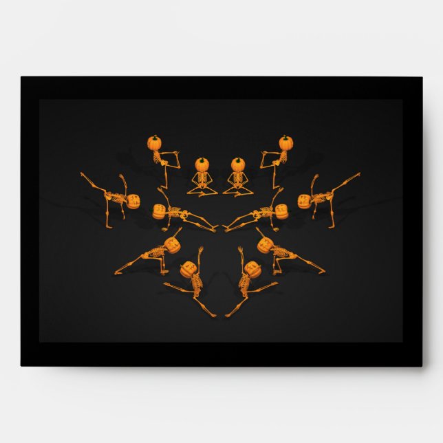 Halloween Yoga Class Envelope (Front)
