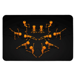 Halloween Yoga Class Magnet