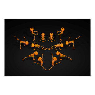 Halloween Yoga Class Poster