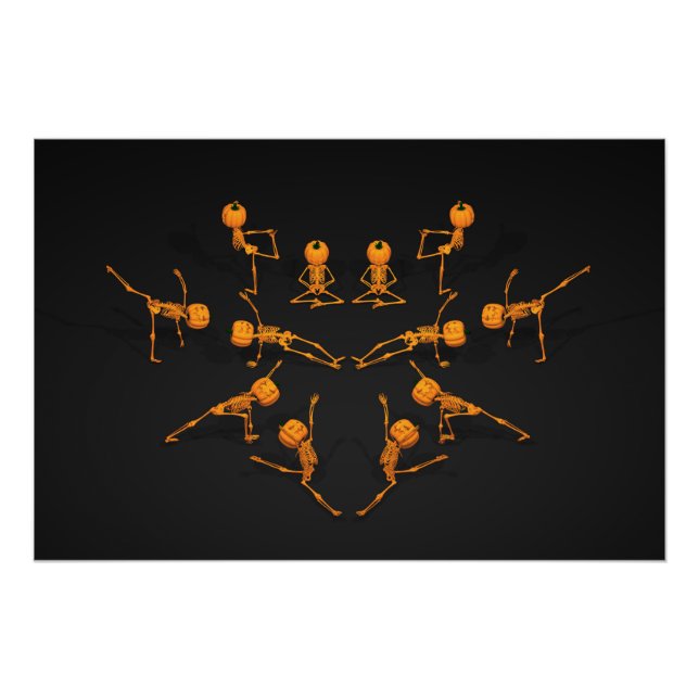 Halloween Yoga Class Poster (Front)