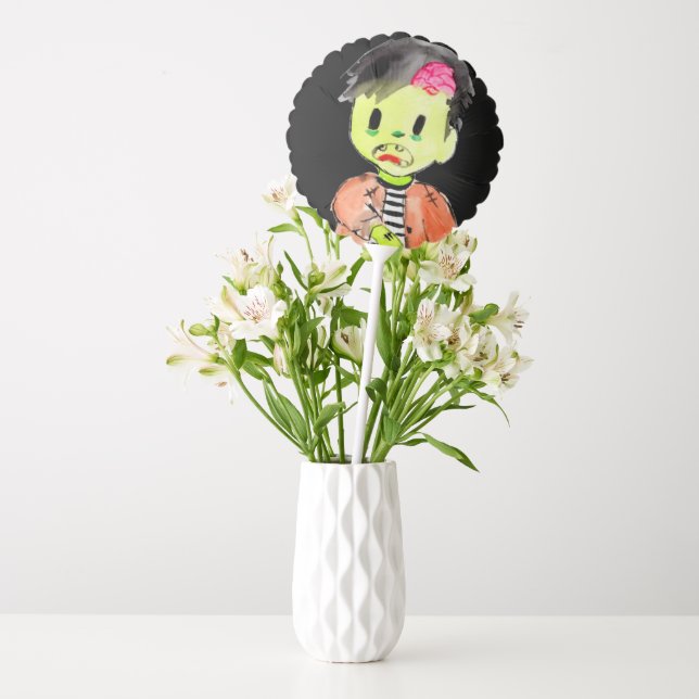 Halloween zombie birthday party table decor balloon (Vase)