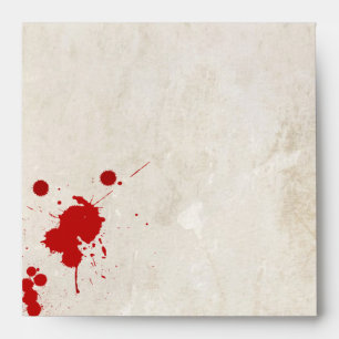 Halloween Zombie Bloodstained Envelope