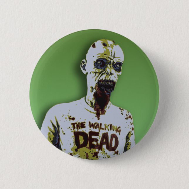Halloween Zombie Button (Front)