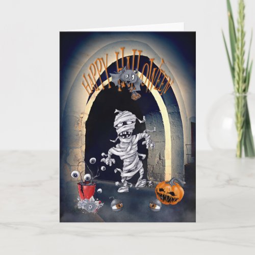 Halloween Zombie Card