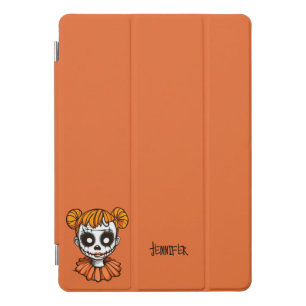 Halloween Zombie Clown Orange iPad Pro Cover