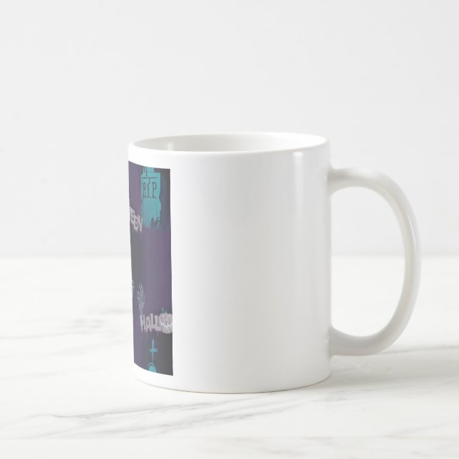 halloween zombie coffee mug (Right)