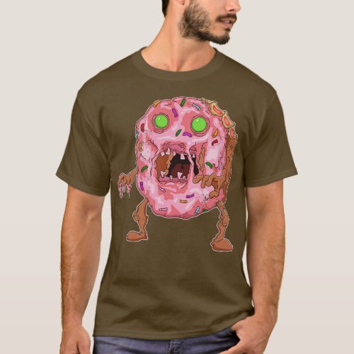Halloween Zombie Donut T_Shirt