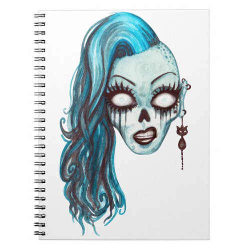 Halloween Zombie Face 02 Notebook