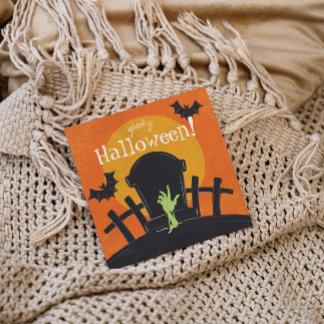 Halloween Zombie Holiday Card