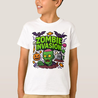 Halloween Zombie Invasion Clothes Cute Unisex T-Shirt