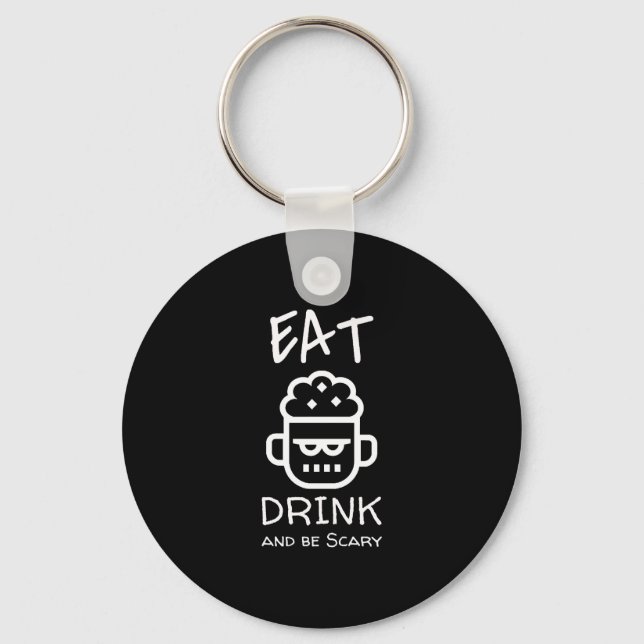 Halloween Zombie              Keychain (Front)