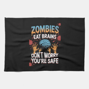 Halloween Zombie Kitchen Towel