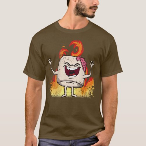 Halloween Zombie Marsh Mellow T_Shirt