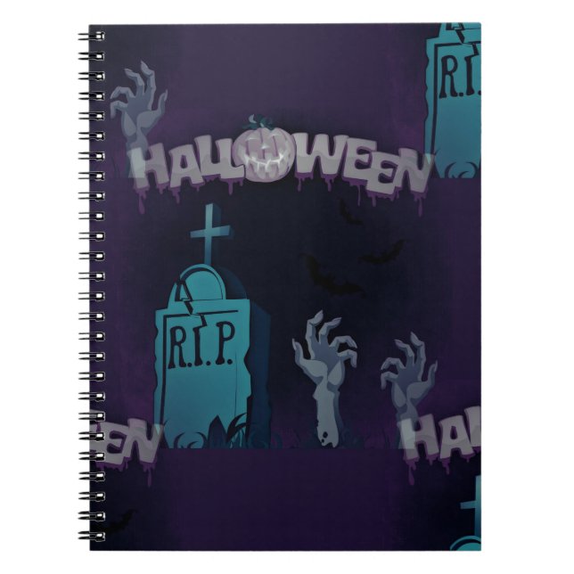 halloween zombie notebook (Front)