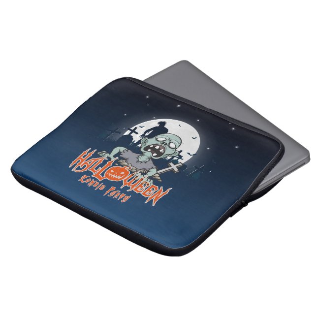Halloween Zombie Party | 13" Laptop Sleeve Bag (Front Top)