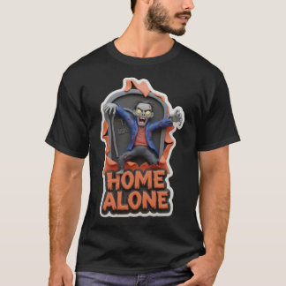 Halloween zombie rising from grave home alone T-Shirt