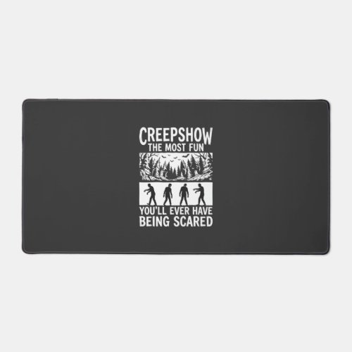 Halloween Zombie Scared Horror Vector Design_1 Desk Mat