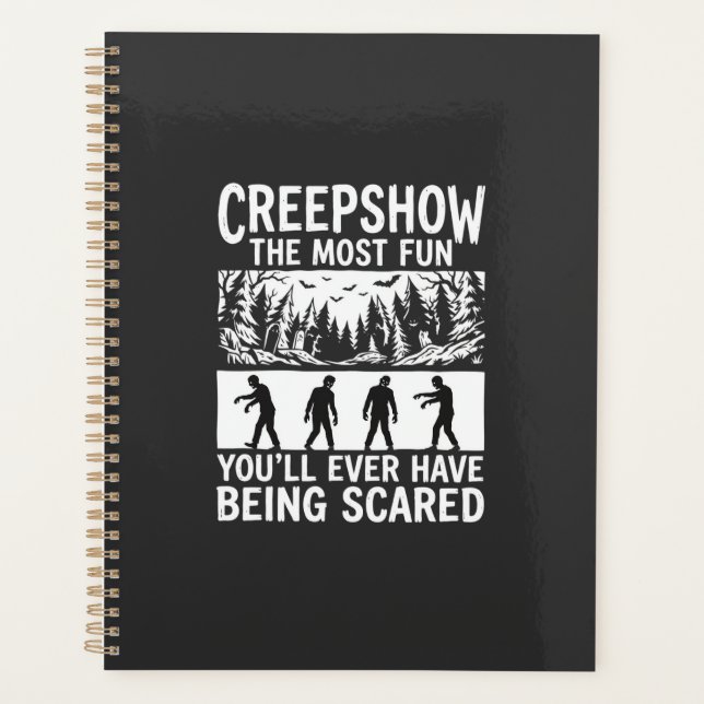 Halloween Zombie Scared Horror Vector Design_1 Planner (Front)