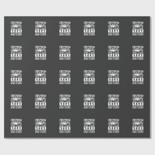Halloween Zombie Scared Horror Vector Design_1 Wrapping Paper