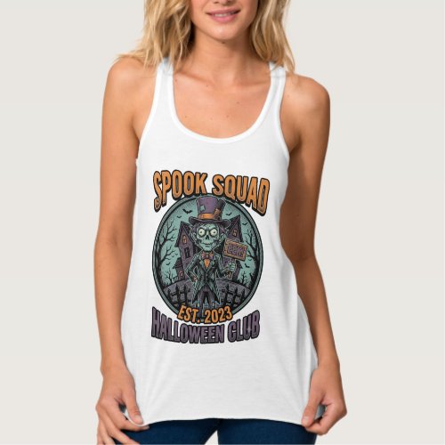 Halloween Zombie Shirt Funny Spook Squad Engraved