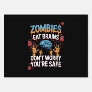 Halloween Zombie Sign