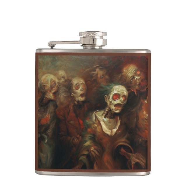 Halloween - Zombies 1 Flask (Front)