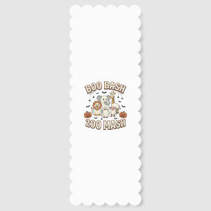 Halloween Zoo Boo Bash Funny Animal Party_1 Bookmarks