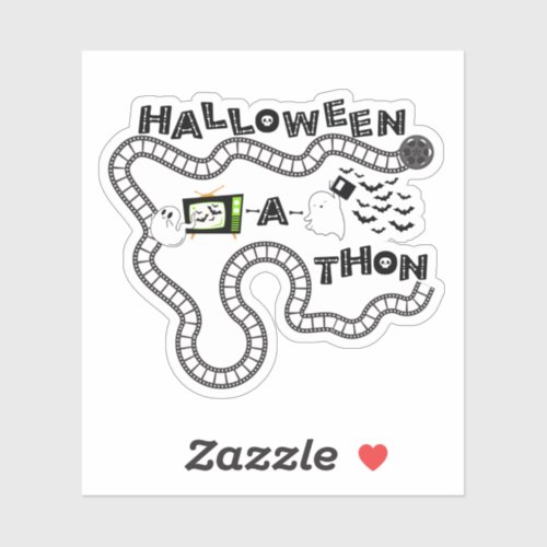 Halloweenathon Board Sticker Ghosts