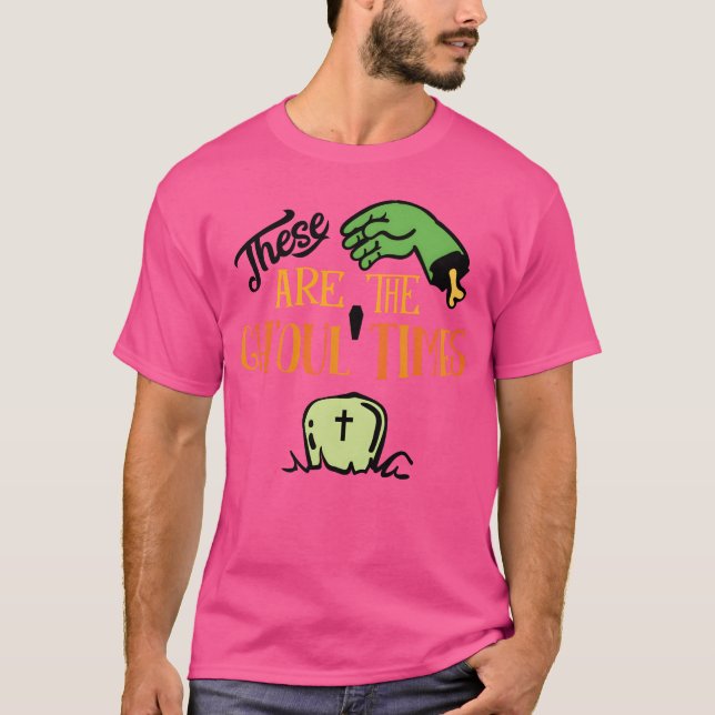 Halloweenhese Arehe Ghoulimes boy T-Shirt (Front)