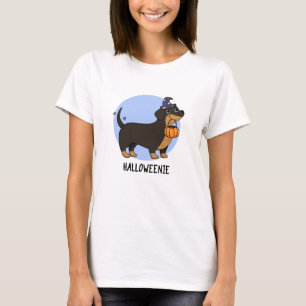 Halloweenie Funny Sausage Dog Pun  T-Shirt