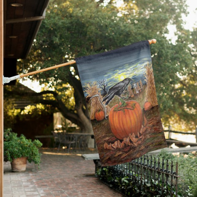 Halloween's Guardian  House Flag (In SItu)