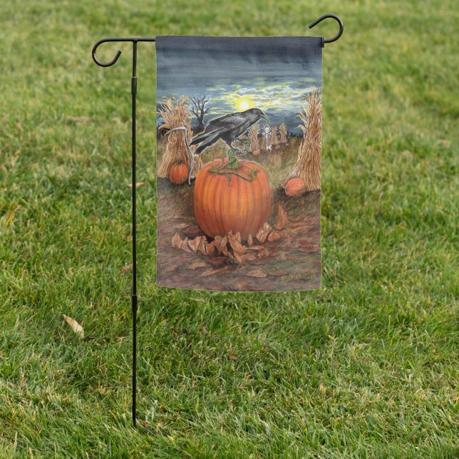 Halloween's Guardian  House Flag (In SItu)