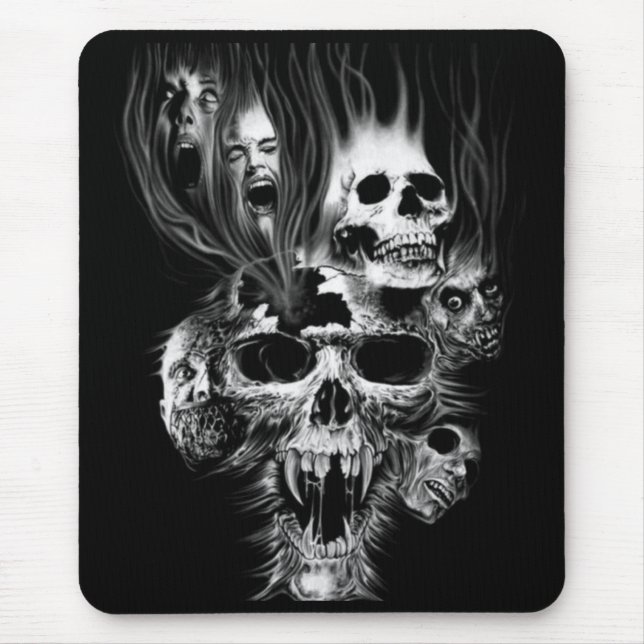 Halloween's scare. mouse pad (Front)