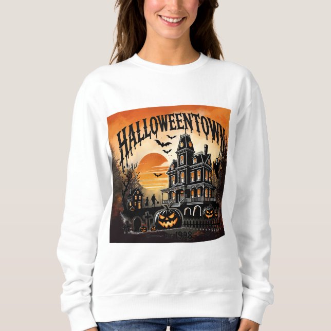 Halloweentown Haunted Mansion  Sweatshirt (Front)