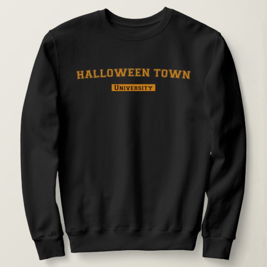 halloweentown university embroidered sweatshirt