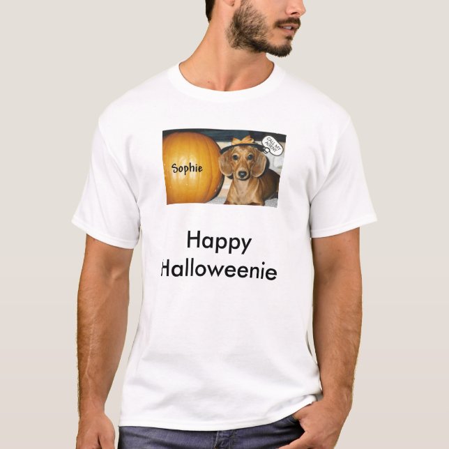 HALLOWEINIE (2), Happy Halloweenie T-Shirt (Front)