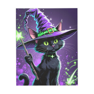 Hallowen Cat Themed  Metal Print