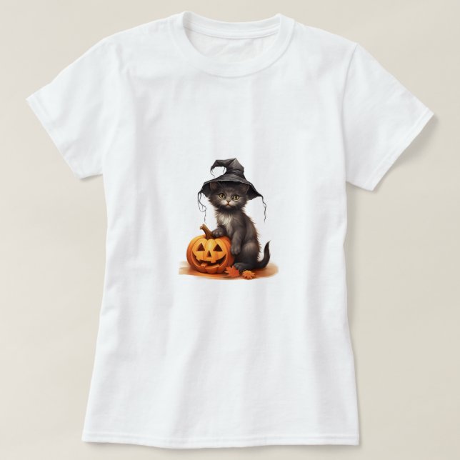 hallowen cats T-Shirt (Design Front)