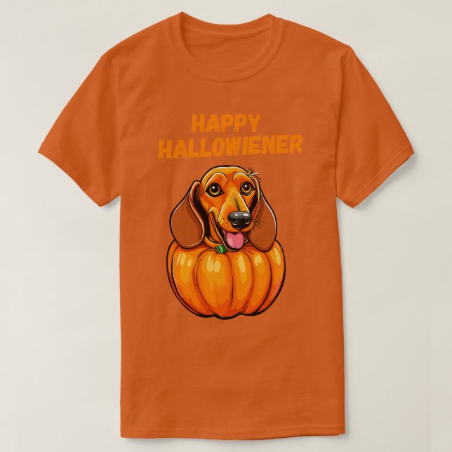 hallowiener halloween doggy T-Shirt (Design Front)