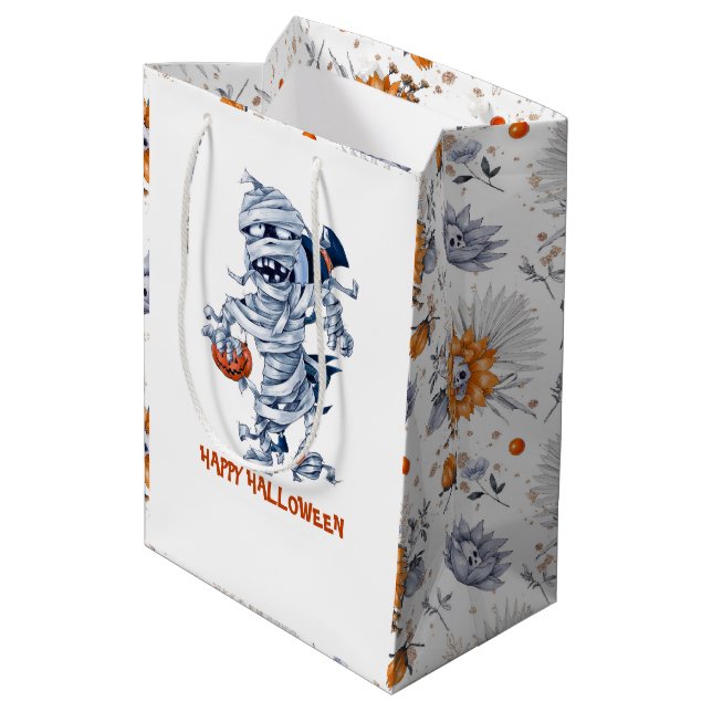 Hallowing Mu Character and Pattern Medium Gift Bag (Back Angled)