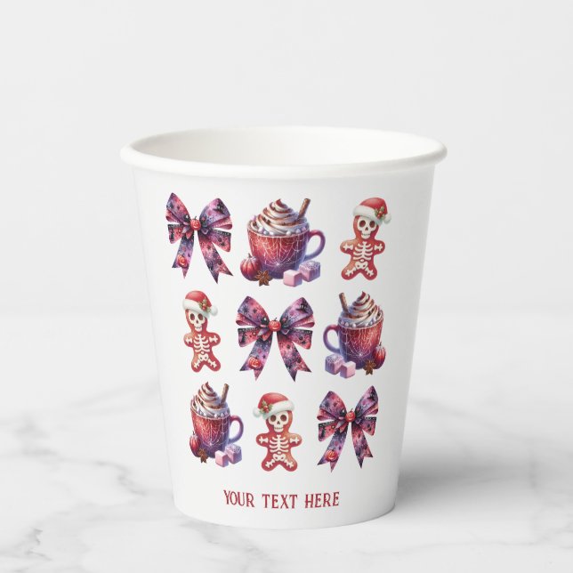 Hallowmas Party I Christmas Halloween  Paper Cups (Front)