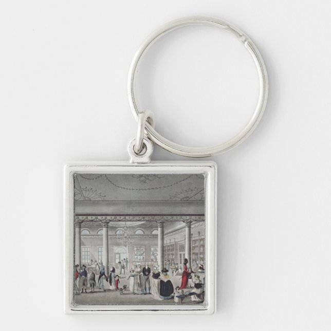 Hall's Library at Margate, 1789 Keychain (Front)